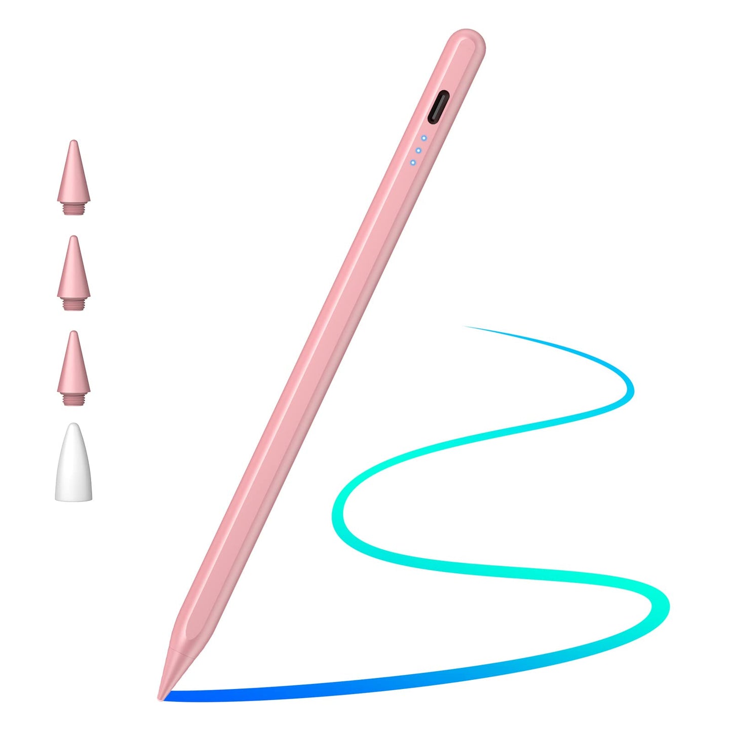 Cisteen Stylus Pen for iPad 2025-2018 with Faster Charge,Tilt Sensor Pencil Compatible with iPad 10/9/8/7/6,11th A16,Air 11/13 M2/M3,Pro 11/13 M4,Pro 12.9",Air 5/4/3,Mini 7/6/5