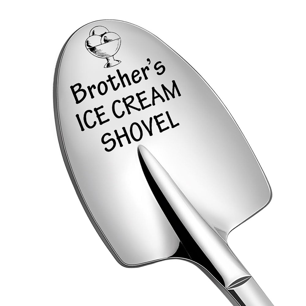 Novelty Ice Cream Spoon Shovel Gift for Brother – One Size