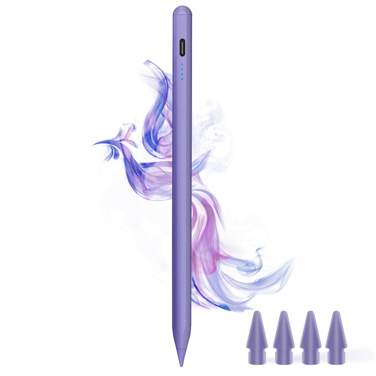 Stylus Pen for iPad 9th&10th - Type-c Charging Magnetic Pencil with Palm Rejection Stylus Pen Compatible with (2018-2023)Apple iPad 6/7/8/9/10,iPad Air 3/4/5,iPad Mini 5/6, iPad Pro 11"/12.9" (Green)