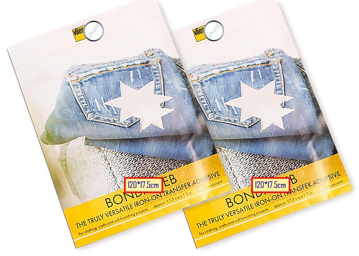 Iron‑On Adhesive Transfer Paper – 2‑Pack 120x17.5cm
