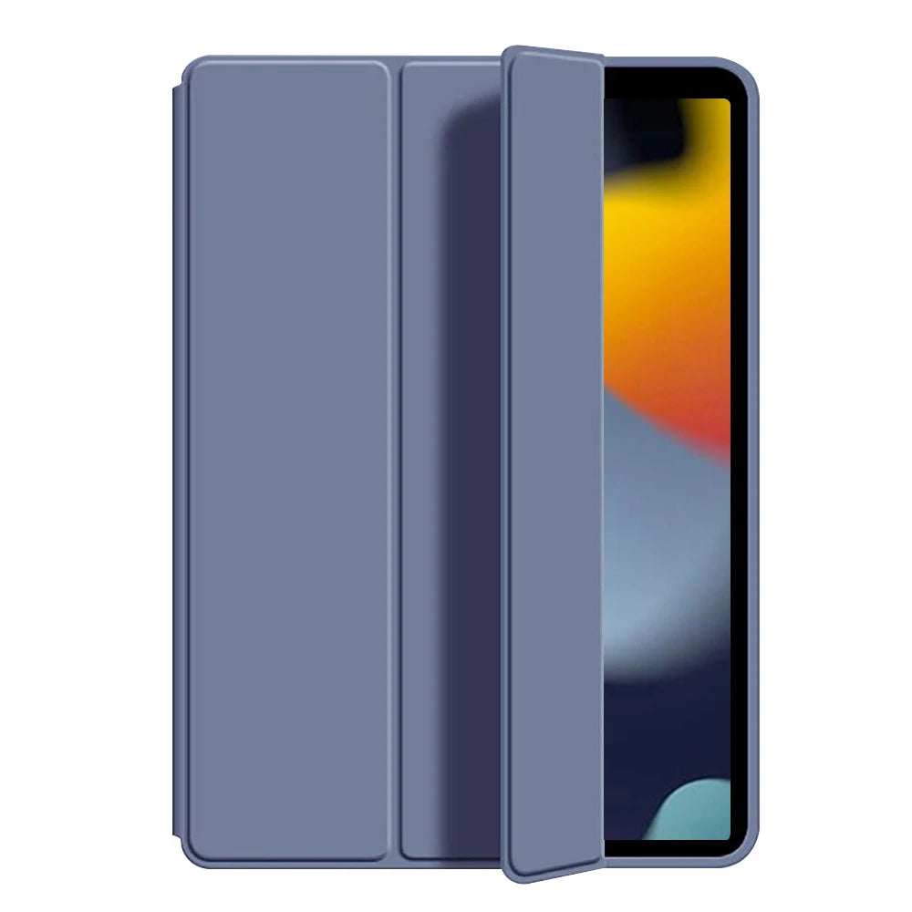 Tri-fold Flip Case for iPad 10th 11th gen A16 5 6 7 8 9 Air 4/5/6/7 Pro 11 12.9 mini Soft Protective Cover with Auto Sleep/Wake
