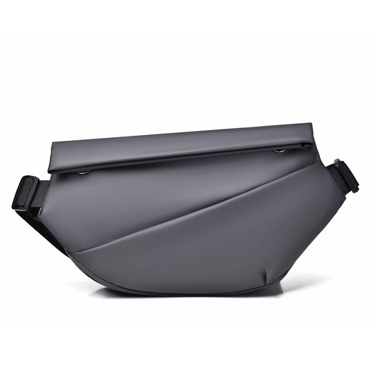 Men’s Anti-Theft Fanny Pack Crossbody Belt Bag Adjustable Strap – Grey One Size