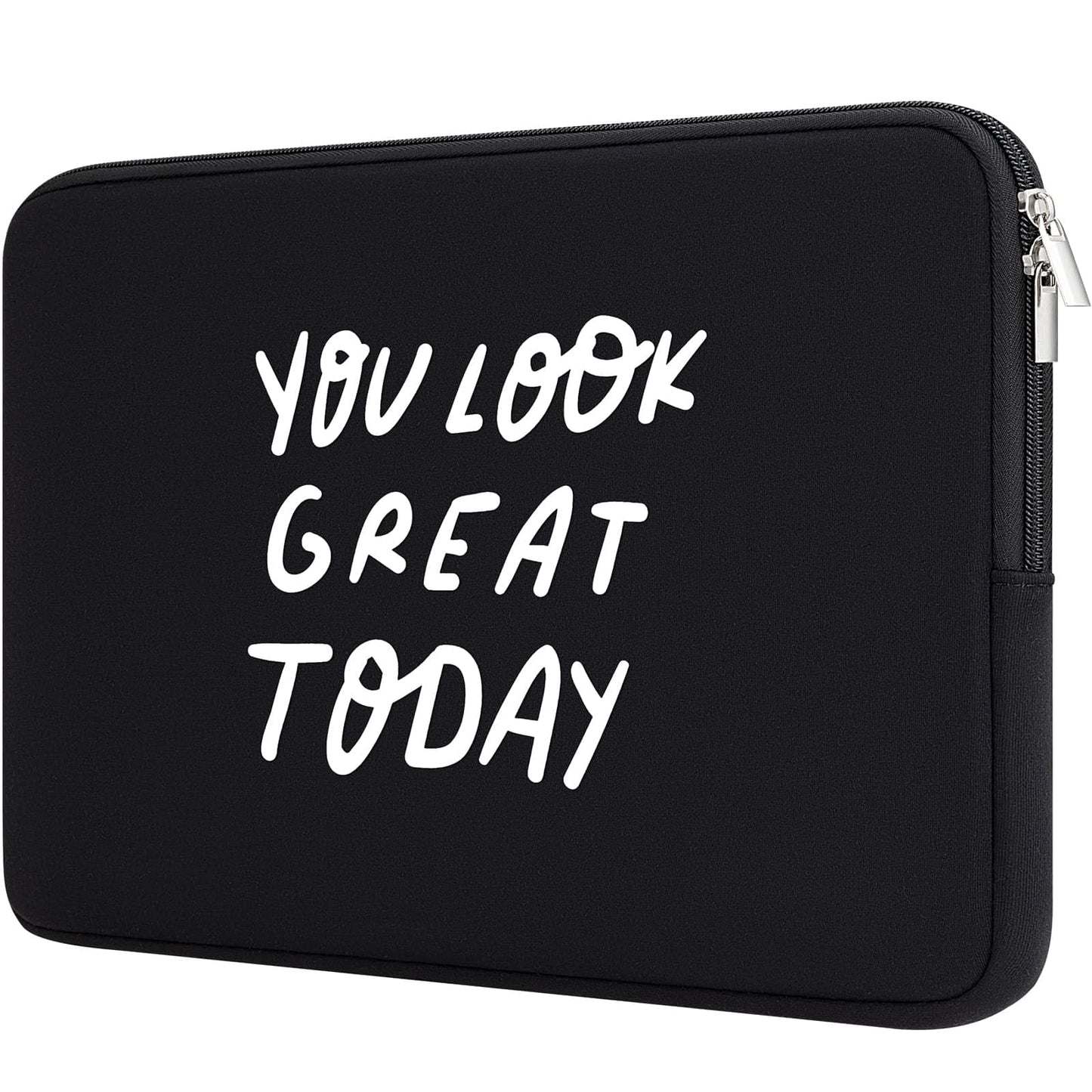 13.3in Laptop Sleeve Protective Soft Carry Case Compatible with 13.3–14in Notebooks – Black