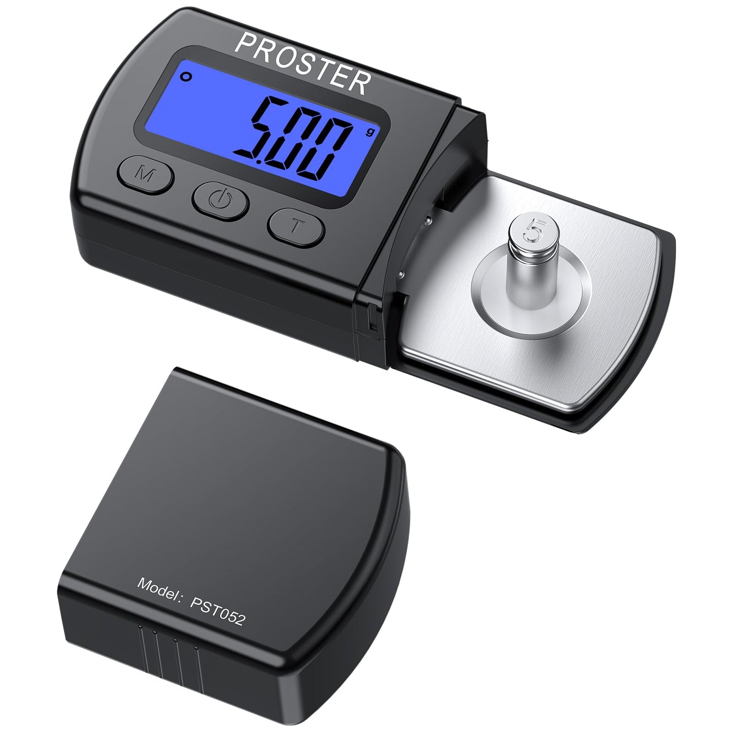 Digital Turntable Stylus Force Scale Gauge 0.01-5g with LCD Backlight – with Pouch