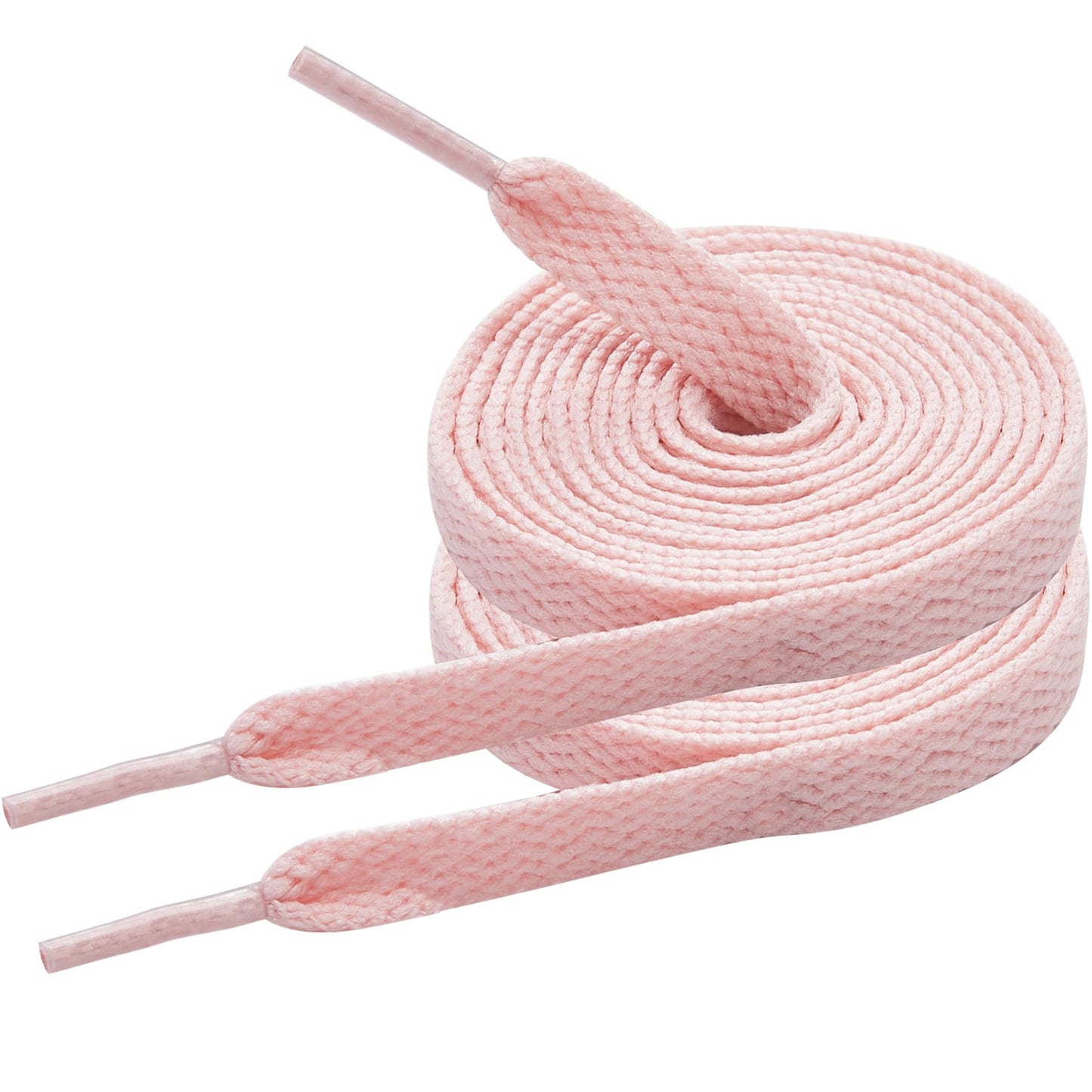 Trainers Shoelaces 2 Pairs 8mm Flat Non-Slip 70cm – Pink