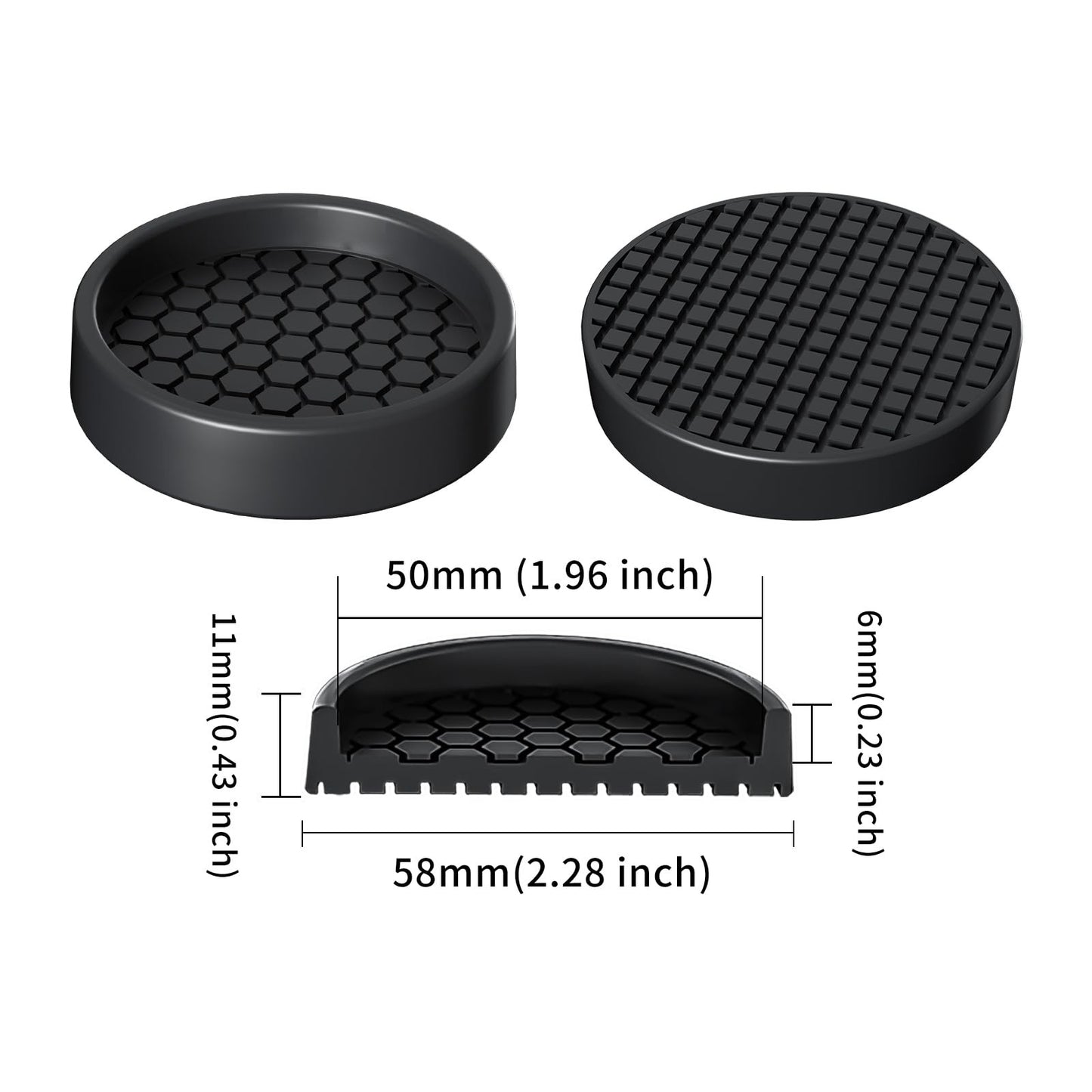 Furniture Caster Cups Pack of 12 Non-Slip Coasters