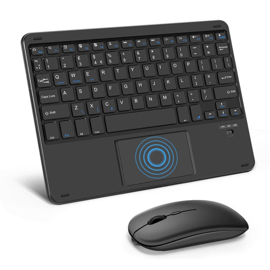 Bluetooth Keyboard and Mouse Portable Backlight – Blue
