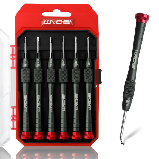 LLNDEI Precision Screwdriver Set, 6Pcs Magnetic Small Screwdriver Set