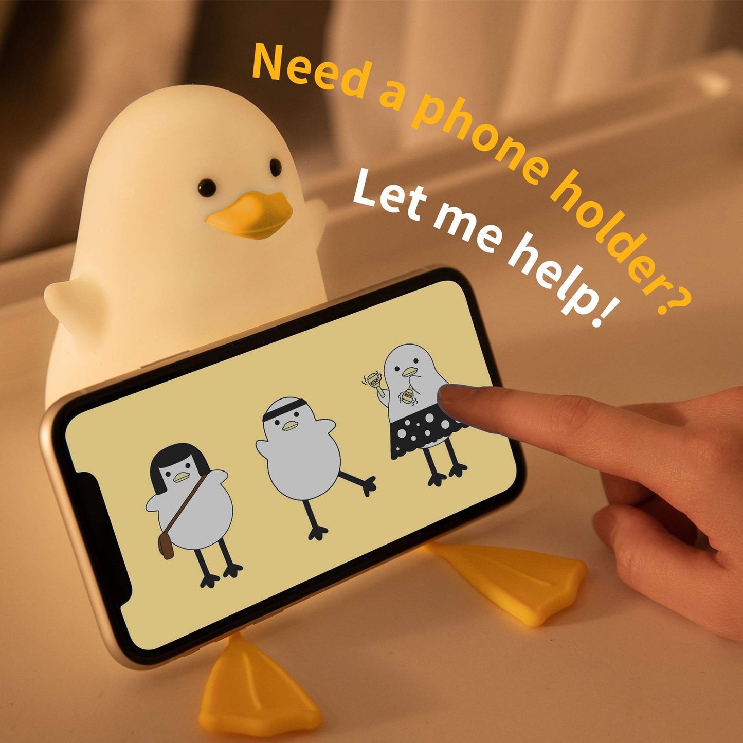 YuanDian Cute Duck Night Light