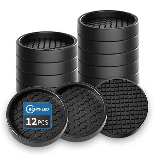 Furniture Caster Cups Pack of 12 Non-Slip Coasters