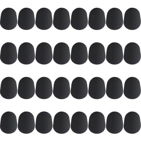 Saxophone Mouthpiece Cushion Pads for Alto & Tenor – 0.8mm Black 32 Pieces
