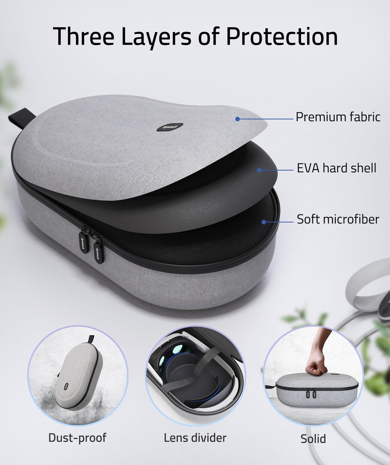 Hard Carrying Case Compatible with Meta Quest 3S/Quest 3/Oculus Quest2/VP/Pico4