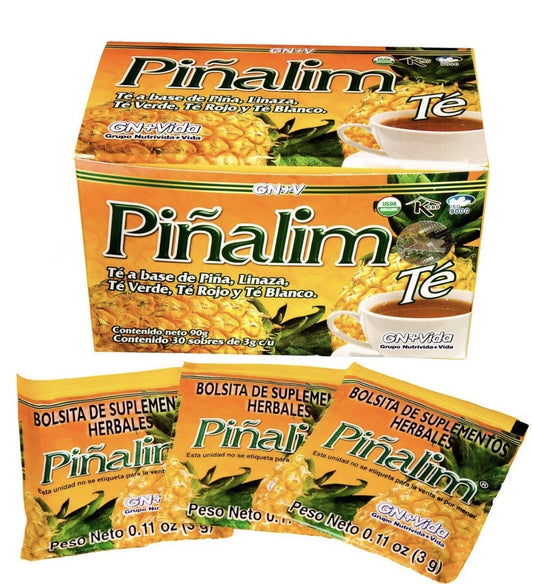 Pinalim Tea/Te de Mexican Version- Pineapple, Flax, Green Tea, White Tea