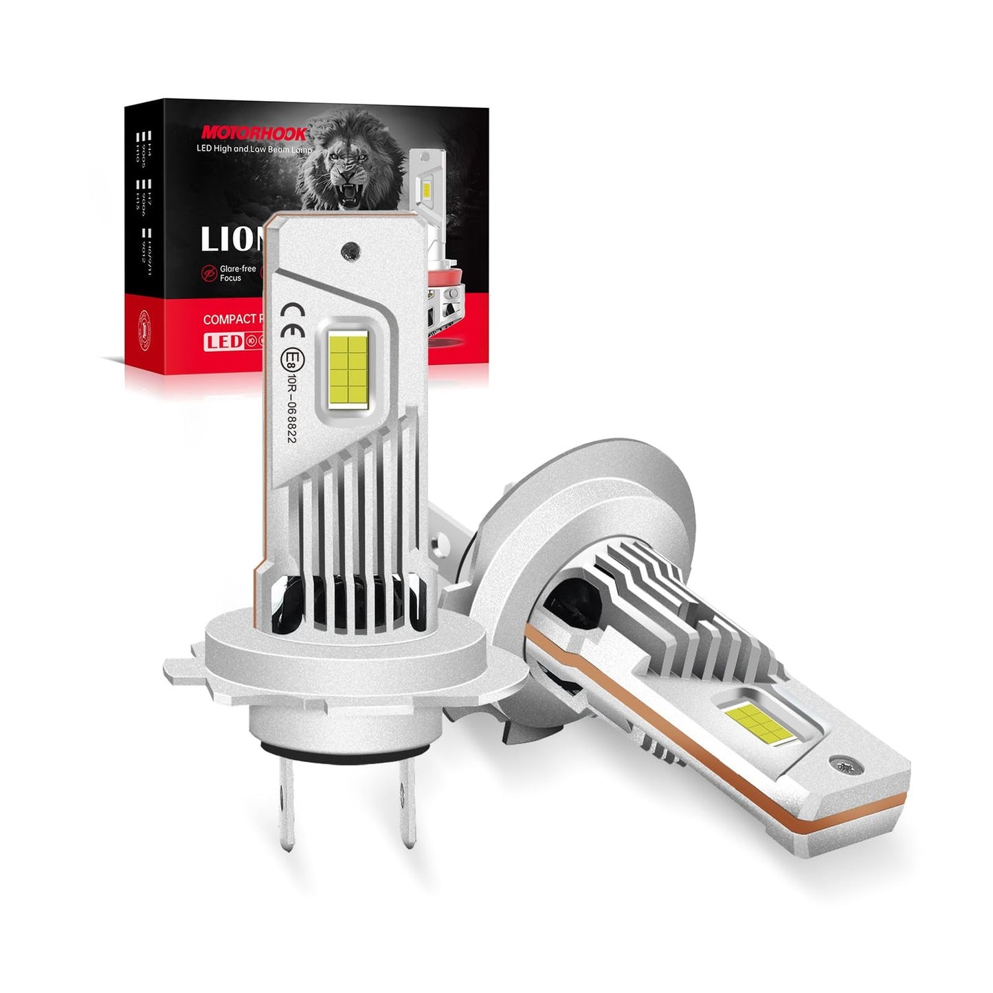LUDUN H7 Led Headlight Bulb 6000K White 477 H7 Headlight Bulb Canbus Error Free