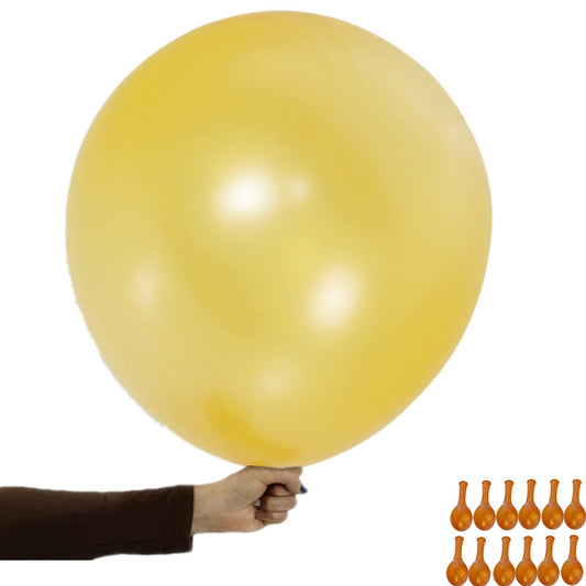 18-inch Gold Balloons 12pcs Thick Latex Party & Event Balloons