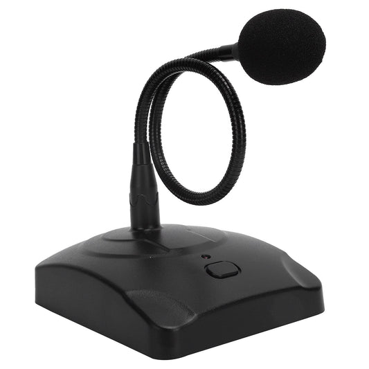 Gooseneck Desktop Microphone with XLR Cable 360° Omnidirectional Noise Reduction