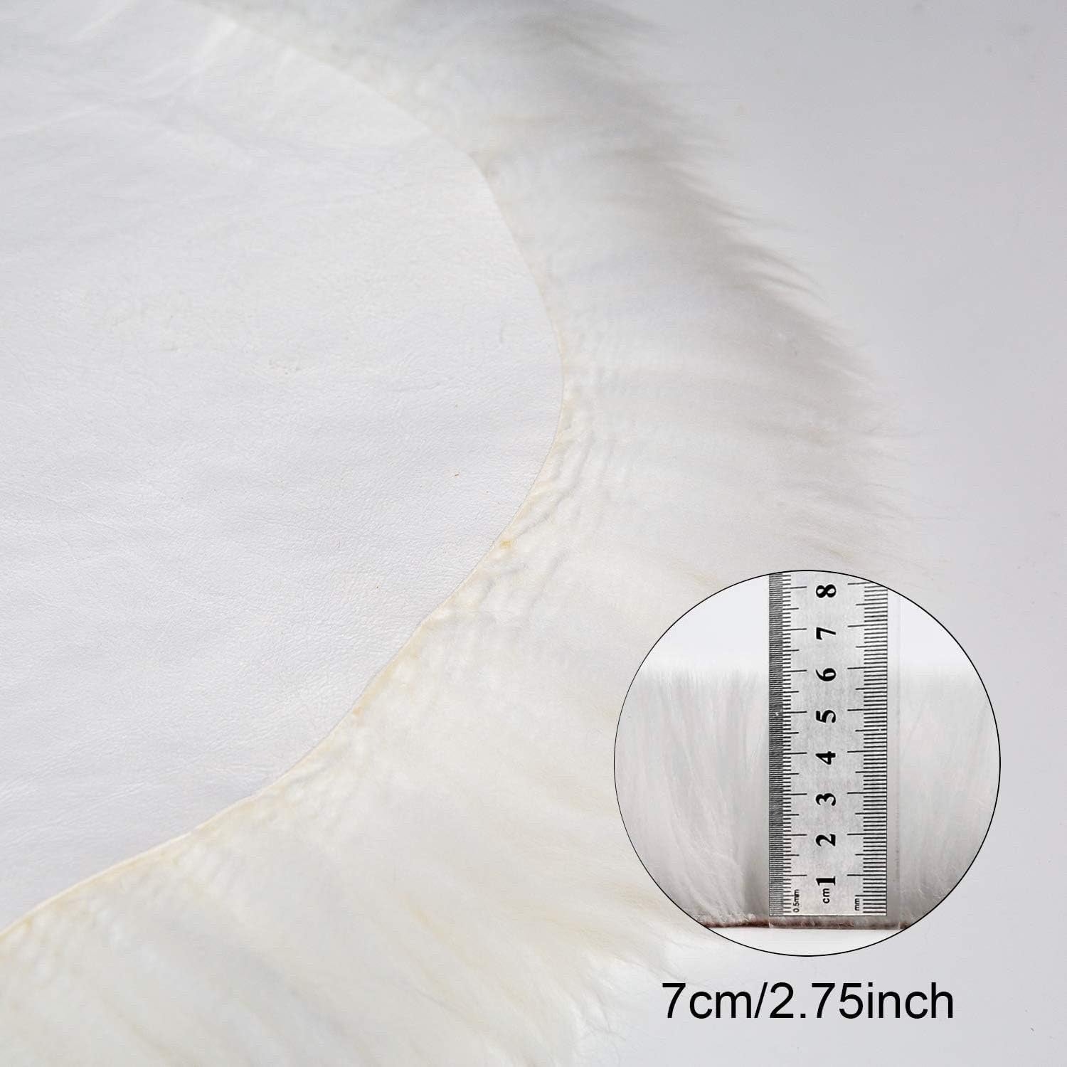 Genuine Sheepskin Rug Large (180x55cm, Ivory) MYLUNE HOME  Area Rugs