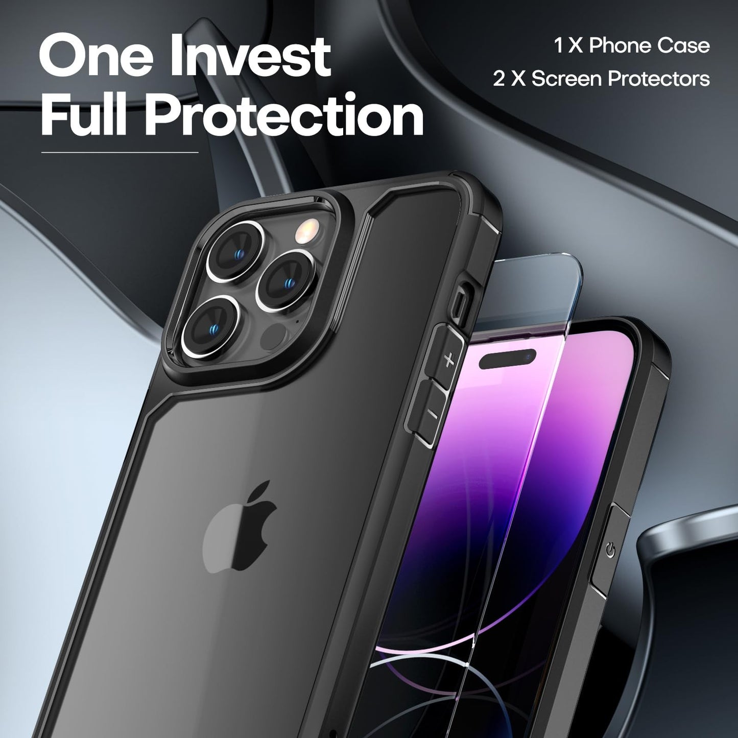TAURI 3 in 1 Defender Designed for iPhone 14 Pro Max Case