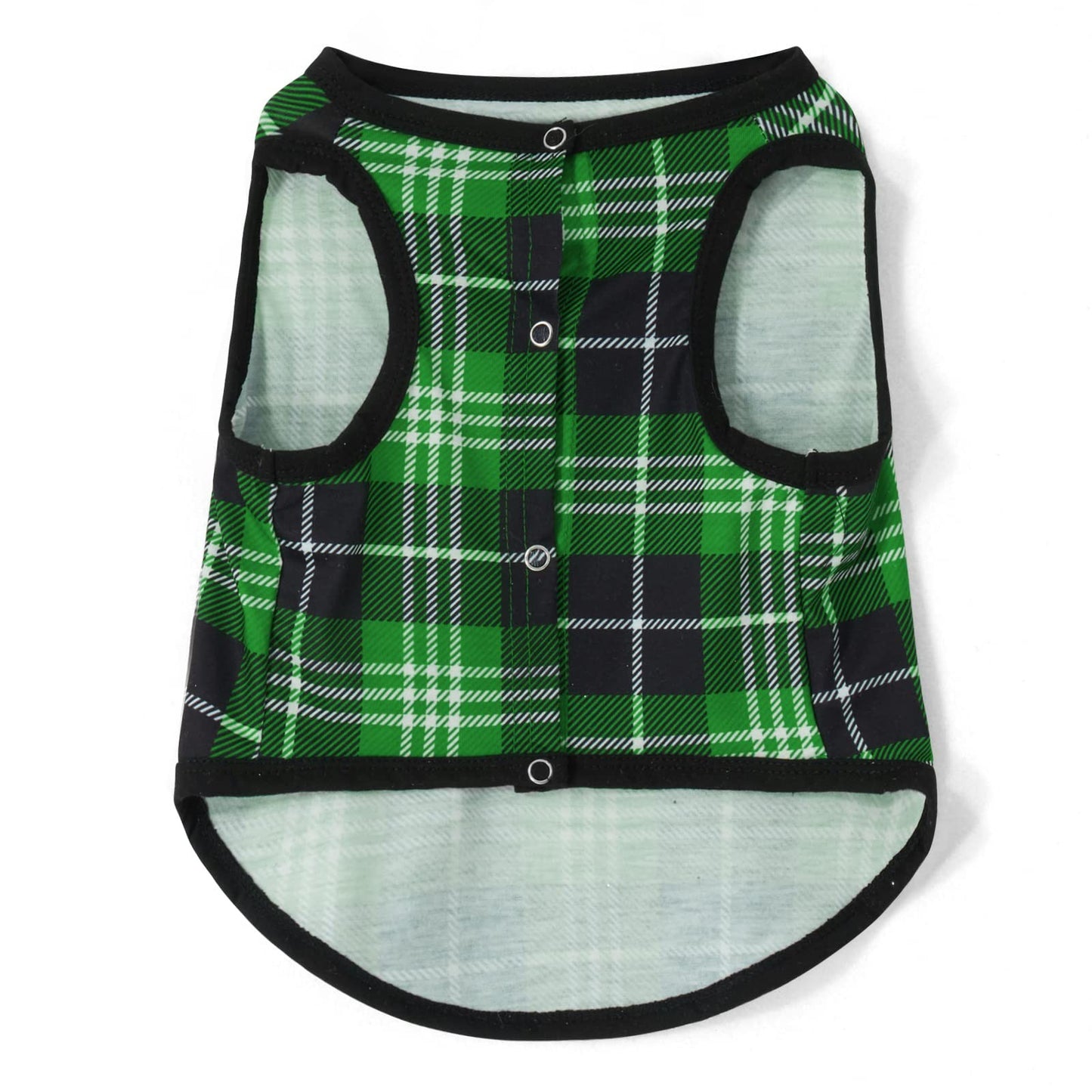 Family Matching Christmas Pajamas Pet  (Dog M) Green Christmas Tree