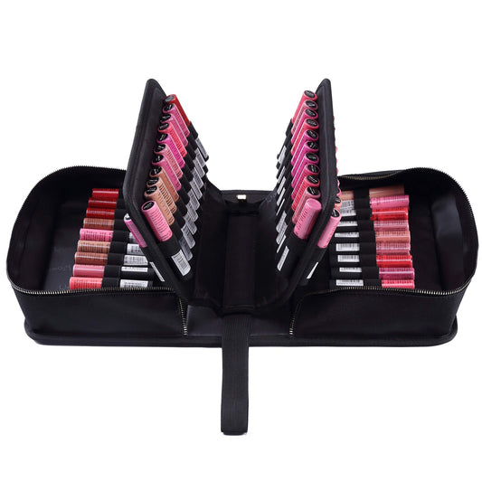 Lipstick Organiser Bag Travel Portable with Carrying Handle Large CapacitY