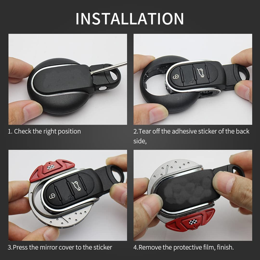 YaaGoo Brake Disk Shape Key Fob Shell Cover For Mini Cooper