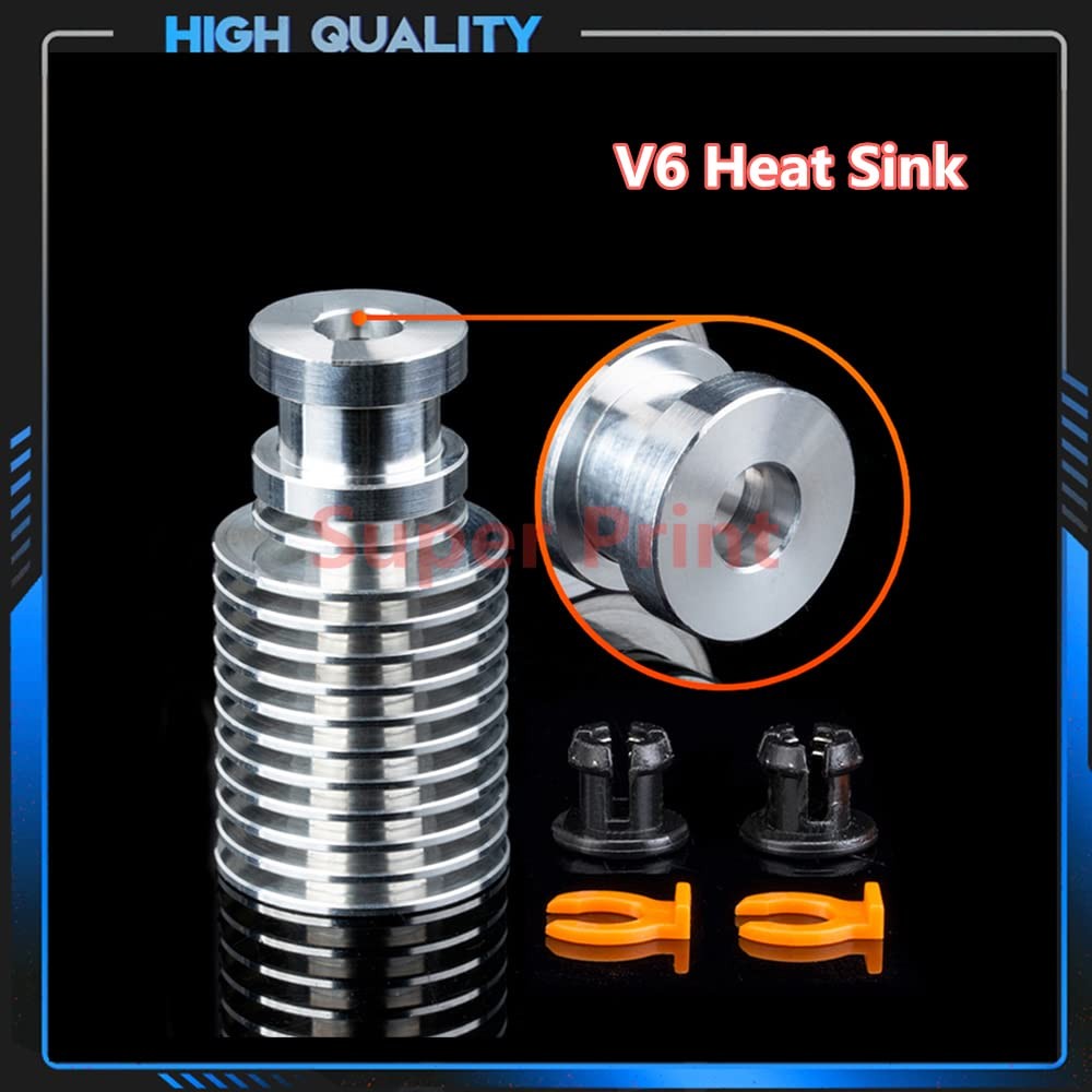 Super Print Prusa Hotend V6 J-head Hotend DIY Kit, HeatSink Heater for V6 Hotend