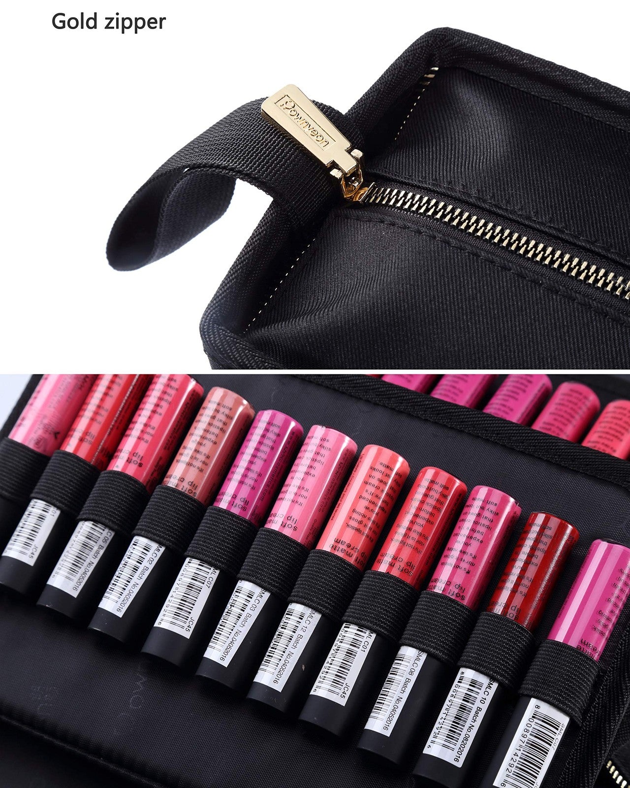 Lipstick Organiser Bag Travel Portable with Carrying Handle Large CapacitY