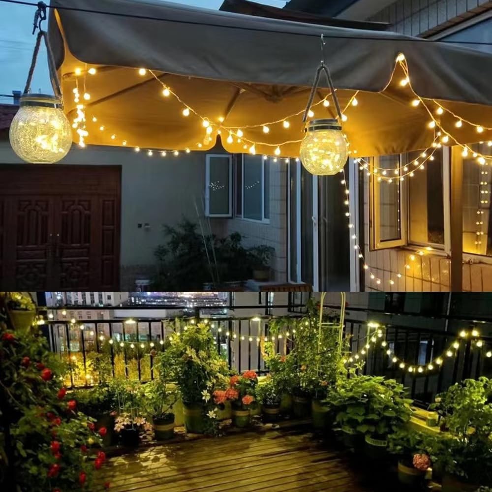 Fairy Lights, 8 Lighting Modes 32ft 100LEDs Ball Lights for all Ocassions