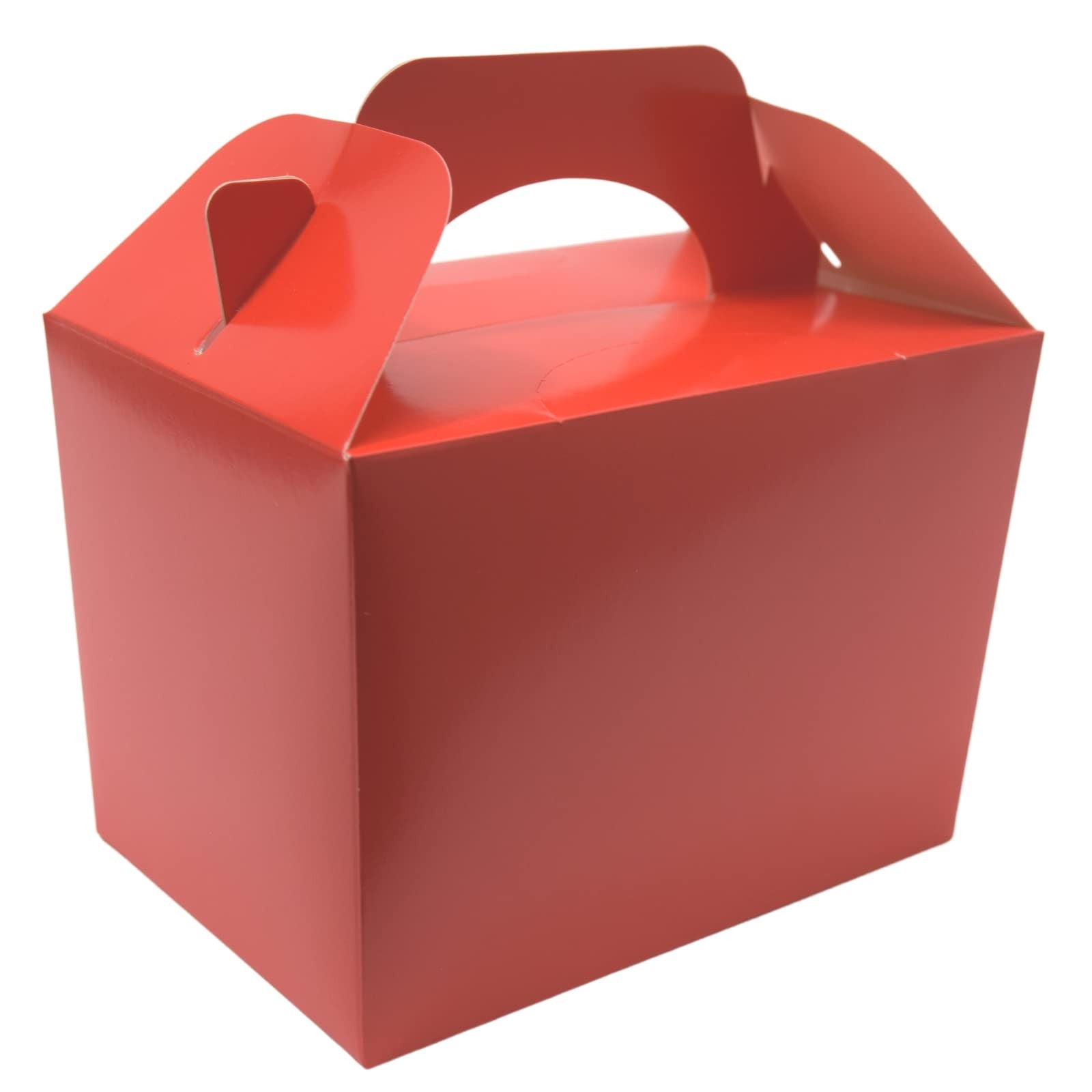 30-Pack Kids’ Party Favor Boxes - Vibrant Red Party