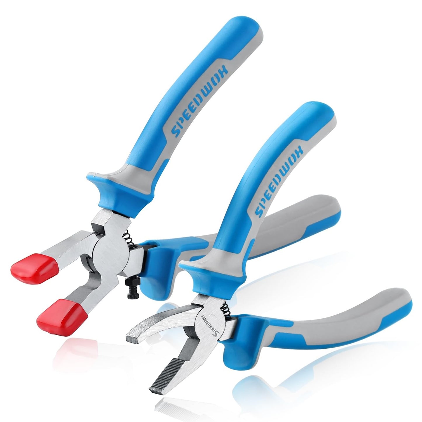 Glass Cutting Pliers Set 6in Breaker & Runner Bottle Stained Glass Cutter – 6in
