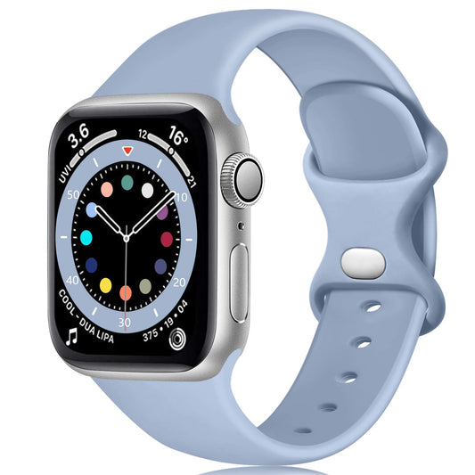 Silicone Strap Compatible with Apple Watch 40mm 38mm 41mm 42mm Replacement Strap