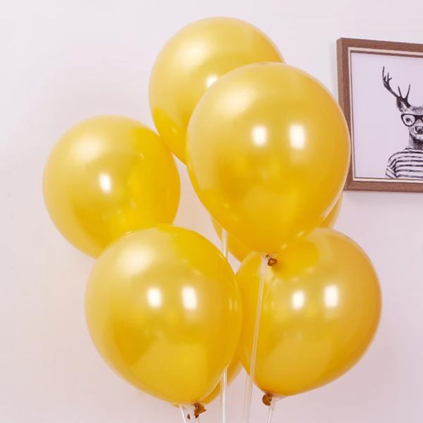 18-inch Gold Balloons 12pcs Thick Latex Party & Event Balloons