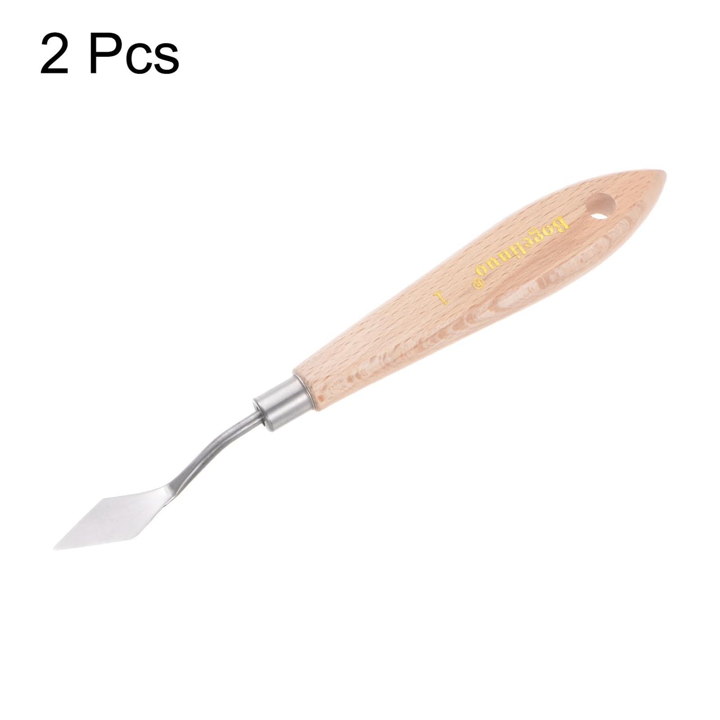 Painting Palette Knives 2pcs Stainless Steel Spatula for Oil Acrylic Paint