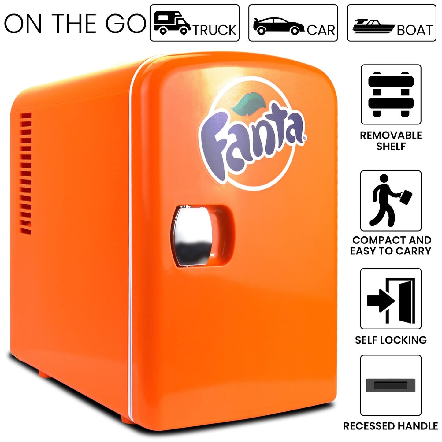 Coca Cola Fanta Mini Fridge For Bedrooms 4L Small Fridge