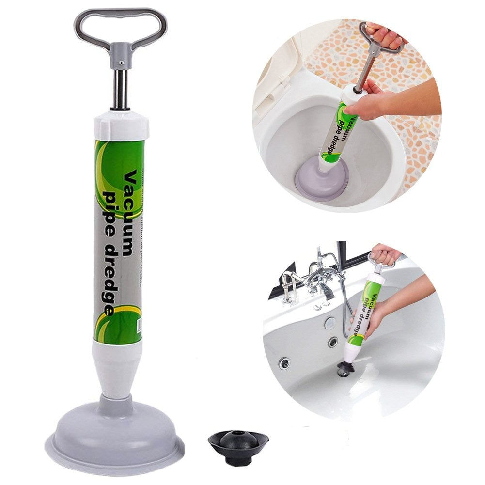 Skoye Toilet Plunger, Powerful High Pressure Suitable Sure Holder Drain Plunger