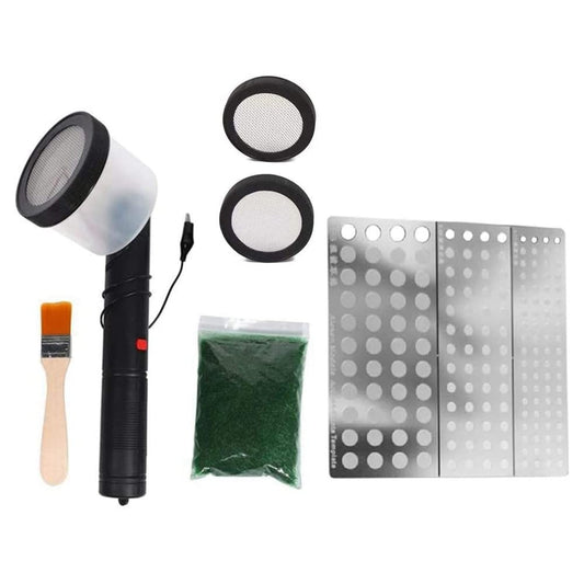 Flocking Kit Static Grass Applicator ABS Flocking Machine with anti slip Handle