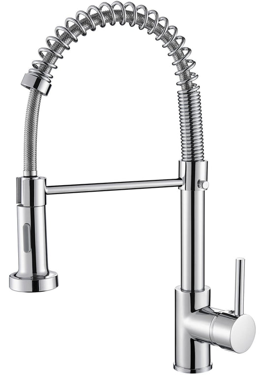 Cobbe Kitchen Sink Mixer Tap, Spring Faucet with Pull Down