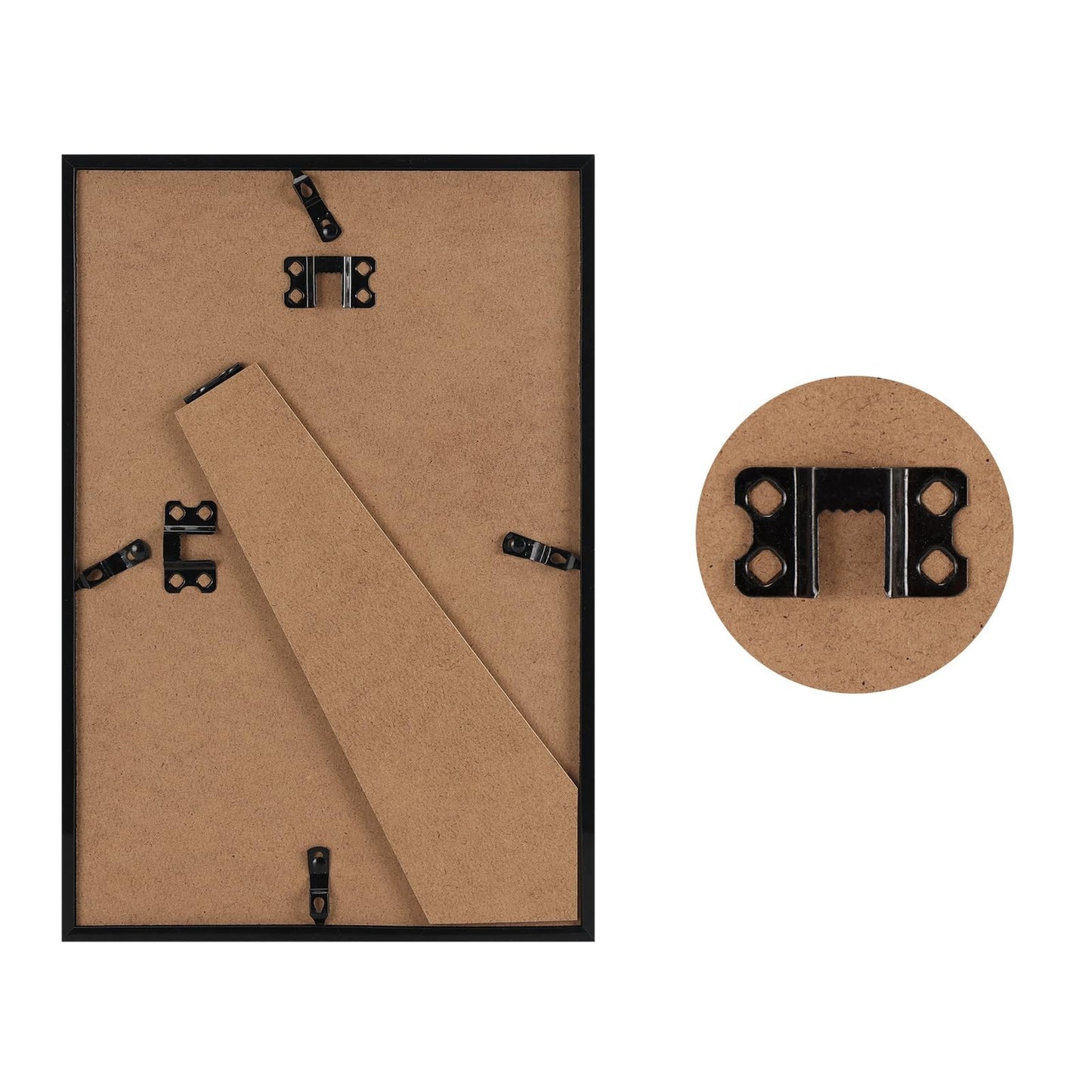 Photo Frame Pack of 3 8x12in Black – Wall or Tabletop