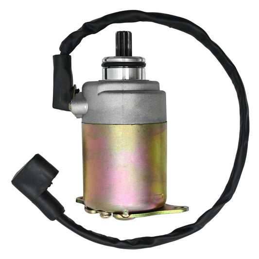 Motorcycle Starter Motor Replacement for GY6 125cc 150cc Scooters & ATVs - Black
