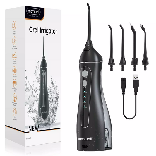 Dental Floss Portable Cordless F18 Oral Irrigator 3 Cleaning Modes Waterproof