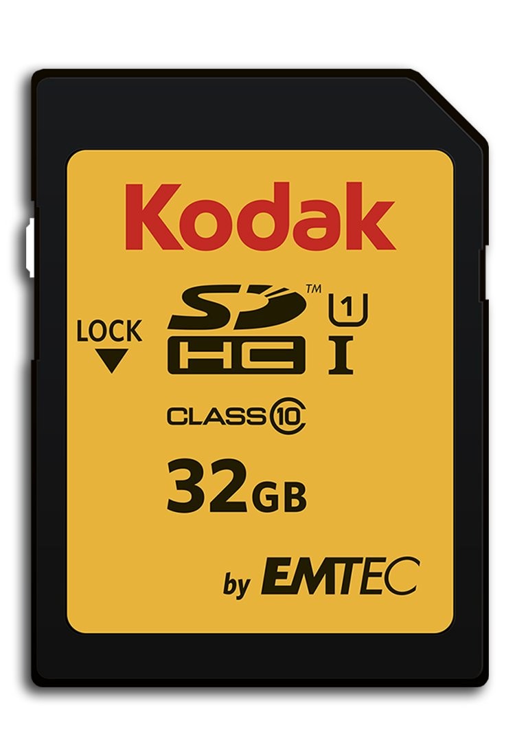 Kodak Premium SDHC 32GB Class 10 U1 Memory Card