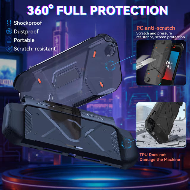 Sonlaryin Protective Case for Nintendo Switch 2, TPU Front Cover + Soft Back