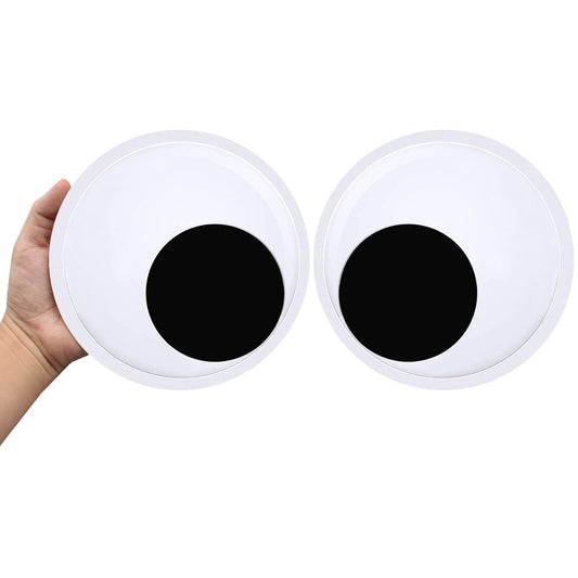 Cinvo 7 Inch Giant Googly Eyes Self Adhesive 18cm Big Wiggle Eyes Large Sticky