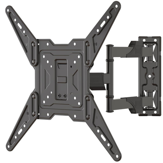 TV Wall Bracket Tilt, Swivel TV Wall Mount for Most 26-55 inch flat curved TV