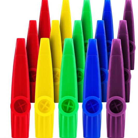 15 Plastic Kazoos Musical Instruments Gift Party Favours