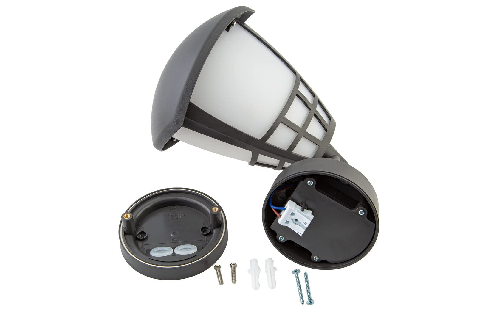 HUBER LED Wall Light with Motion Sensor 140° E27 Socket