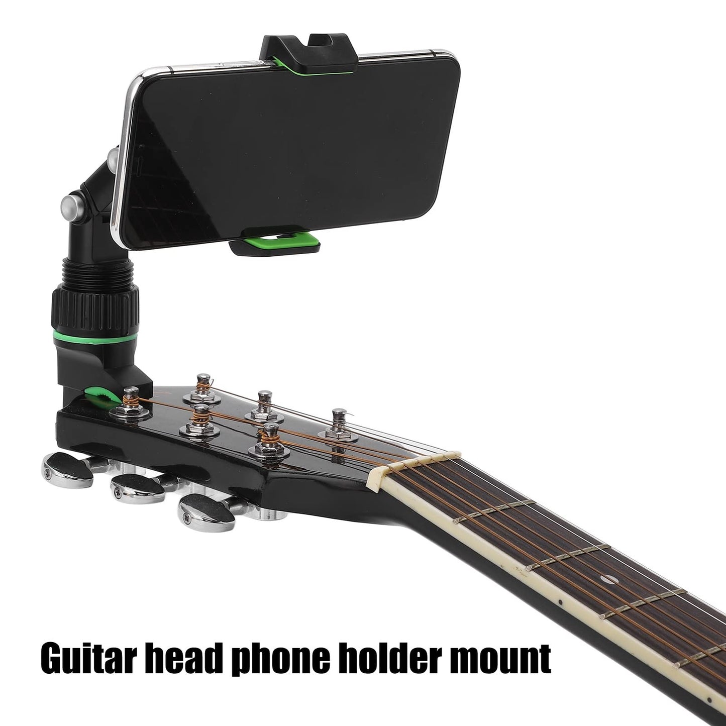 Guitar Headphone Holder Mount Set with Clip and Picks – Standard
