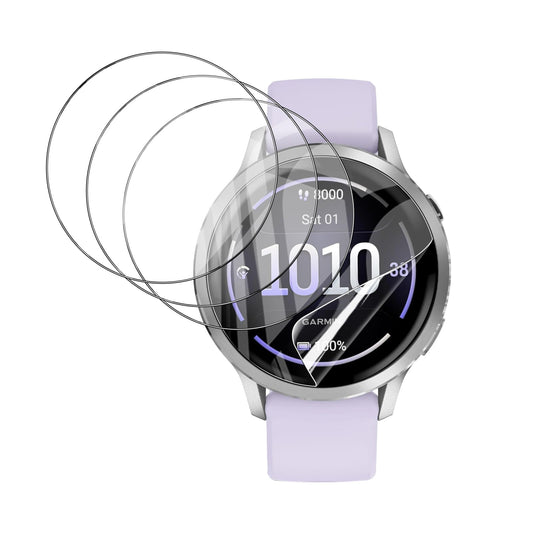 Screen Protector for Garmin Venu 4 / Venu 3S 41mm TPU Film Full Coverage 4-Pack – Clear
