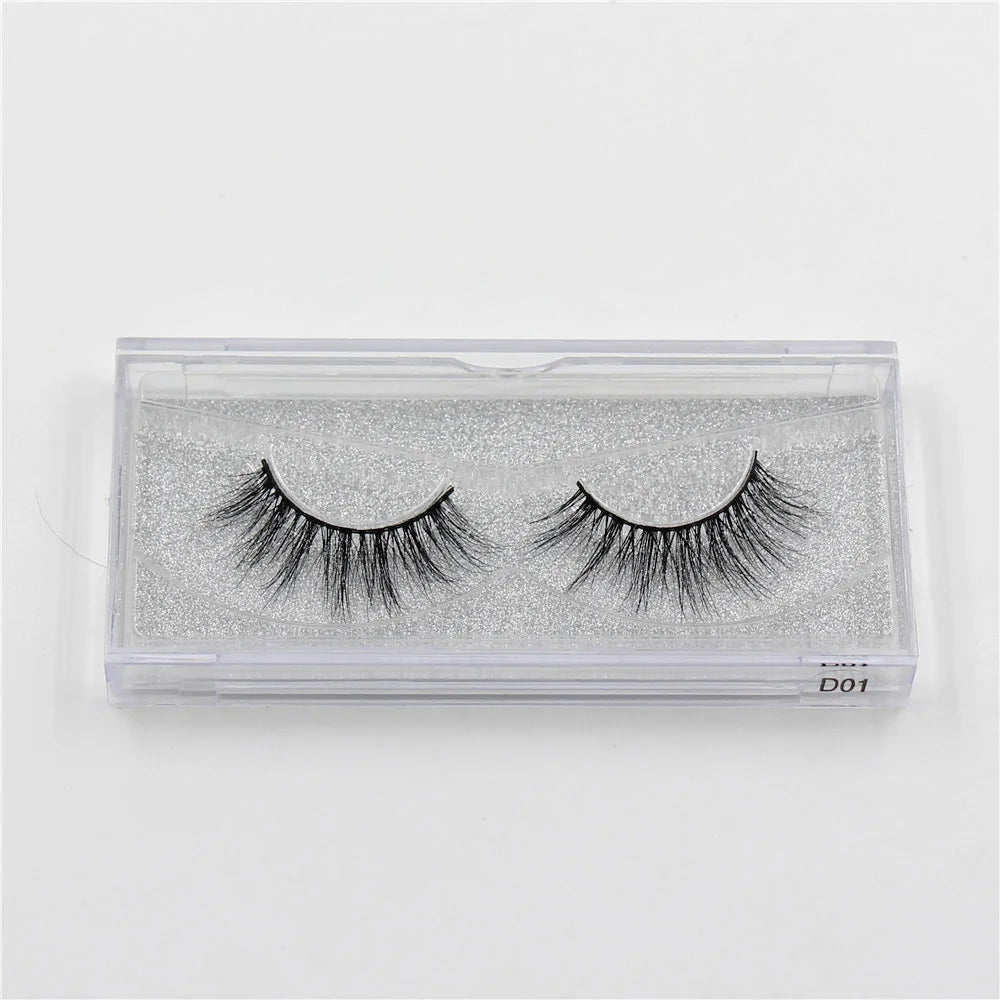 AMAOLASH Eyelashes 3D Mink Lashes Long Lasting Mink Eyelashes Natural Volume Eyelash Extension False Eyelashes Makeup A04