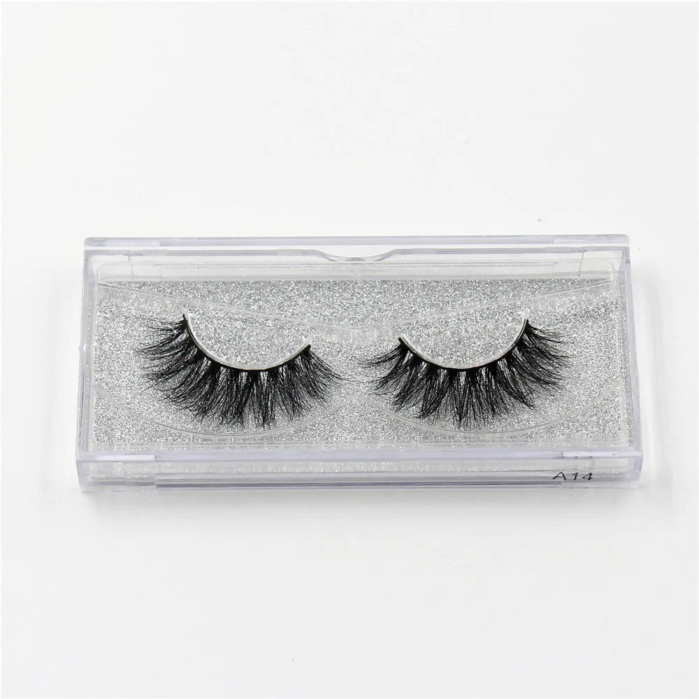 AMAOLASH Eyelashes 3D Mink Lashes Long Lasting Mink Eyelashes Natural Volume Eyelash Extension False Eyelashes Makeup A04